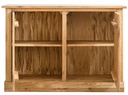 NordicStory Aparador Comoda rustica de madera maciza de roble &quot;Provance 2&quot; 121 x 48 x 84,5 cm.