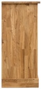 NordicStory Comoda alta, cajonera rustica de madera maciza de roble &quot;Provance 1&quot; 50 x 48 x 94,5 cm.