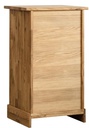 NordicStory Comoda cajonera rustica de madera maciza de roble &quot;Provance 1x1&quot; 50 x 42 x 84,5 cm.