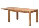 NordicStory Mesa extensible de comedor de madera maciza de roble &quot;Mauritz 1&quot; 140/160/180 x 90 x 75 cm.