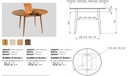 NordicStory Mesa de comedor redonda y extensible de madera maciza de roble &quot;Escandi 6&quot; 93-123 x 93 x 75 cm.