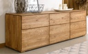 NordicStory Mueble de TV de madera maciza de roble &quot;Combo 2&quot; 172 x 41 x 54 cm.