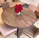 NordicStory Mesa extensible de comedor de madera maciza de roble &quot;Moby&quot;