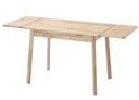 NordicStory Mesa extensible de comedor de madera maciza de roble &quot;Mini 1&quot; 110-170 x 65 x 77 (75) cm.