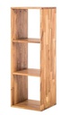 NordicStory Estanteria Libreria de madera maciza de roble &quot;Regal 3&quot; 39 x 35 x 113 cm.