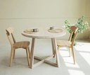 NordicStory Mesa extensible de comedor de madera maciza de roble &quot;Moby&quot;