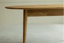 NordicStory Mesa de comedor ovalada y extensible de madera maciza de roble &quot;Escandi 2&quot;