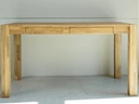 NordicStory Mesa escritorio de madera maciza de roble &quot;Royal&quot; 140 x 70 x 75 cm.