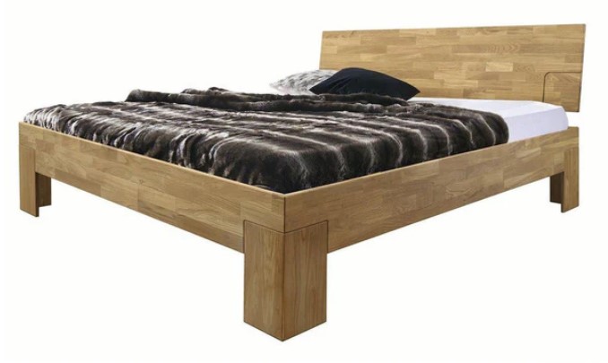 NordicStory Cama de madera maciza de roble &quot;Sarah&quot; 90 x 200 cm. /140 x 200 cm. / 160 x 200 cm. / 180 x 200 cm.