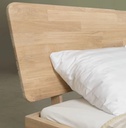 NordicStory Cama de madera maciza de roble &quot;Escandi&quot; 140 x 200 cm. / 160 x 200 cm. / 180 x 200 cm.