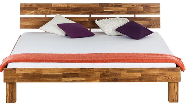 NordicStory Cama de madera maciza de roble &quot;Judith&quot; 160 x 200 cm. / 180 x 200 cm.