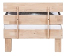 NordicStory Cama de madera maciza de roble &quot;Judith&quot; 90 x 200 cm. / 140 x 200 cm.