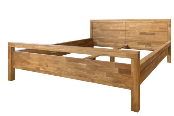 NordicStory Cama de madera maciza roble &quot;Next&quot; 140 x 200 cm./ 160 x 200 cm. / 180 x 200 cm.