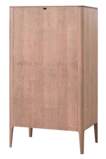 NordicStory Aparador Cómoda de madera maciza de roble &quot;Atlanta 1&quot; 66,2 x 46 x 118,4 cm.