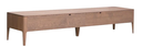 NordicStory Mueble de TV de madera maciza de roble &quot;Atlanta 4&quot; 200 x 46 x 38,8 cm.