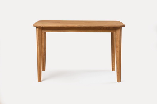 NordicStory Mesa de comedor de madera maciza de roble &quot;France&quot; 120 x 80 x 76 cm.