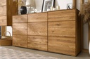 NordicStory Aparador Cómoda de madera maciza de roble &quot;Combo 1&quot; 172 x 41 x 84,3 cm.