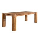 NordicStory Mesa de comedor de madera maciza de roble &quot;Mauritz 3&quot; 200/220 x 100 x 75 cm.