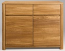 NordicStory Aparador Cómoda de madera maciza de roble &quot;Elsa 2&quot; 102 x 44 x 79 cm.