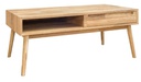 NordicStory Mesa de centro de madera maciza de roble &quot;Escandi 8&quot; 110 x 60 x 45 cm.