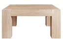 NordicStory Mesa de centro de madera maciza de roble &quot;Nordic&quot; 90 x 90 x 45 cm.