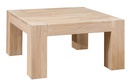 NordicStory Mesa de centro de madera maciza de roble &quot;Nordic&quot; 90 x 90 x 45 cm.