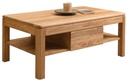 NordicStory Mesa de centro de madera maciza de roble &quot;Elsa LUX&quot; 105 x 65 x 45 cm.