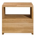 NordicStory Mesilla de noche de madera maciza de roble &quot;Denmark 1&quot; 40 x 33 x 37 cm.