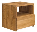 NordicStory Mesita de noche de madera maciza de roble &quot;Denmark 1&quot; 40 x 33 x 37 cm.