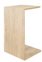 NordicStory Mesa lateral auxiliar de madera maciza de roble &quot;Sono 2&quot; 38 x 35 x 60 cm.