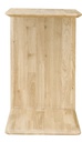 NordicStory Mesa lateral auxiliar de madera maciza de roble &quot;Sono 2&quot; 38 x 35 x 60 cm.