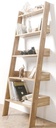 NordicStory Estanteria Libreria de madera maciza de roble &quot;Escandi&quot; 64 x 40 x 180 cm.