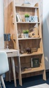 NordicStory Estanteria Libreria de madera maciza de roble &quot;Escandi&quot; 64 x 40 x 180 cm.