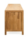 NordicStory Mueble de TV de madera maciza de roble &quot;Niels 2&quot; 188 x 45 x 58 cm.