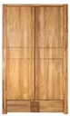 NordicStory Armario de madera maciza de roble &quot;Valencia&quot; 114,6 x 58 x 195 cm.