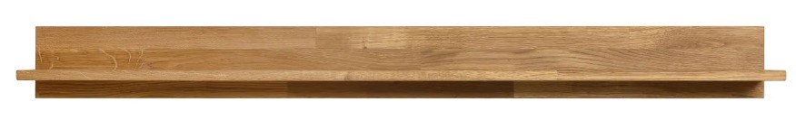 NordicStory Estante de pared de madera maciza de roble &quot;Moritz&quot; 150 x 20 x 15 cm.