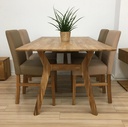 NordicStory Mesa de comedor de madera maciza de roble &quot;Harold&quot; 170 x 90 x 75 cm.