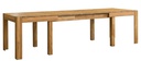 NordicStory Mesa extensible de comedor de madera maciza de roble &quot;XL&quot; 160-280 x 90 x 75 cm.