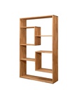 NordicStory Estanteria Libreria de madera maciza de roble &quot;Denmark 2&quot; 100 x 30 x 165 cm.