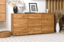 NordicStory Aparador Cómoda de madera maciza de roble &quot;Combo 1&quot; 172 x 41 x 84,3 cm.