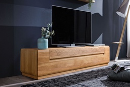 NordicStory Mueble de TV de madera maciza de roble &quot;Faina&quot; 180 x 53 x 36 cm.