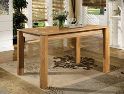 NordicStory Mesa de comedor de madera maciza de roble &quot;Mauritz 4&quot;  140/160/180 x 90 x 75 cm.